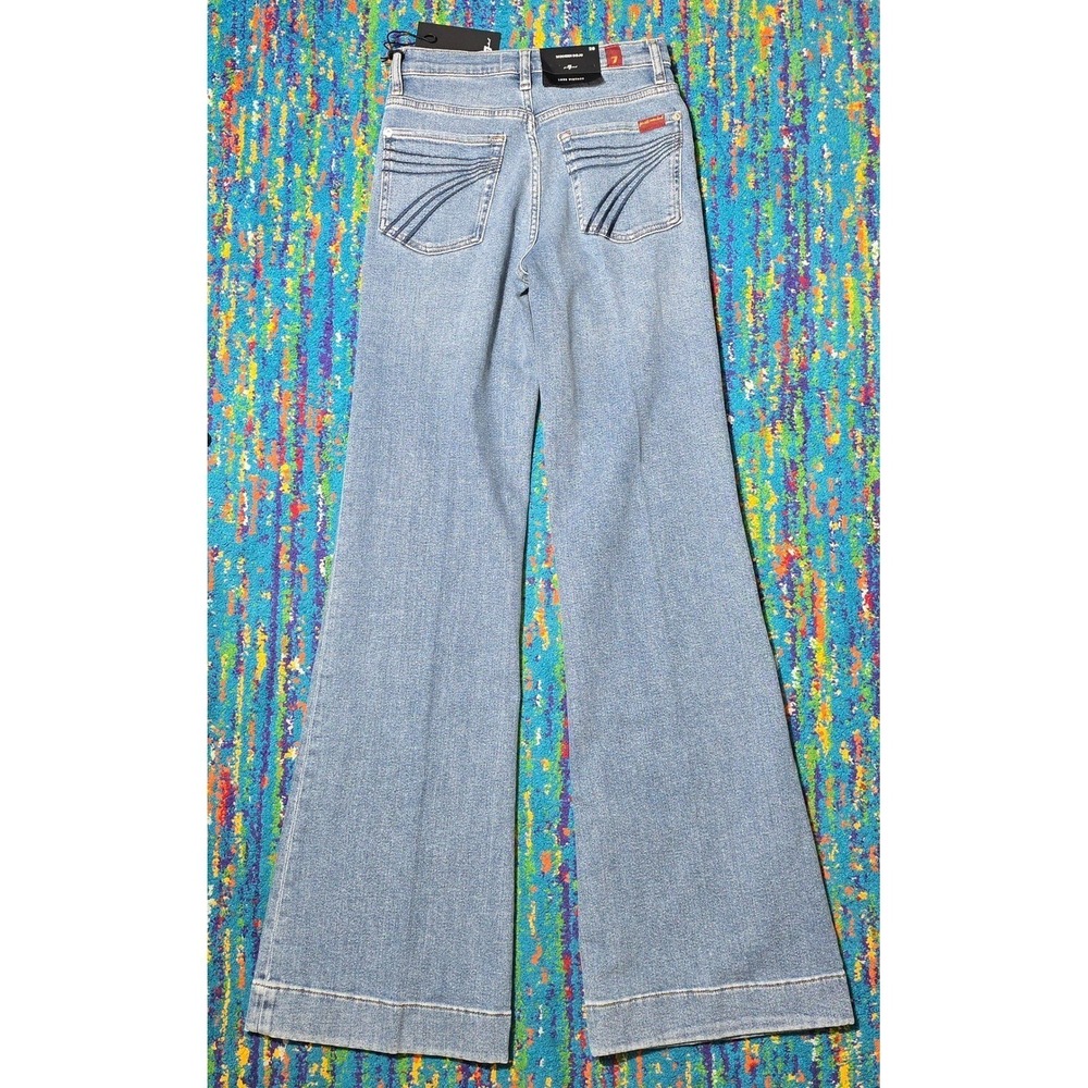 NWT 7 For All Mankind Modern Dojo Luxe Vintage Oceanstone Womens 32 x 34 - Picture 3 of 9